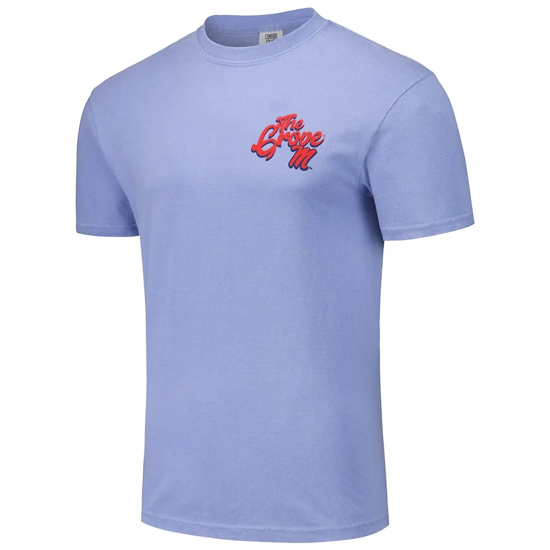 Unisex Light Ole Miss Rebels Hyper Local Chandelier Script T-Shirt