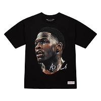 Unisex Mitchell  Ness Anthony Edwards NBA Real Big Face Player T-Shirt