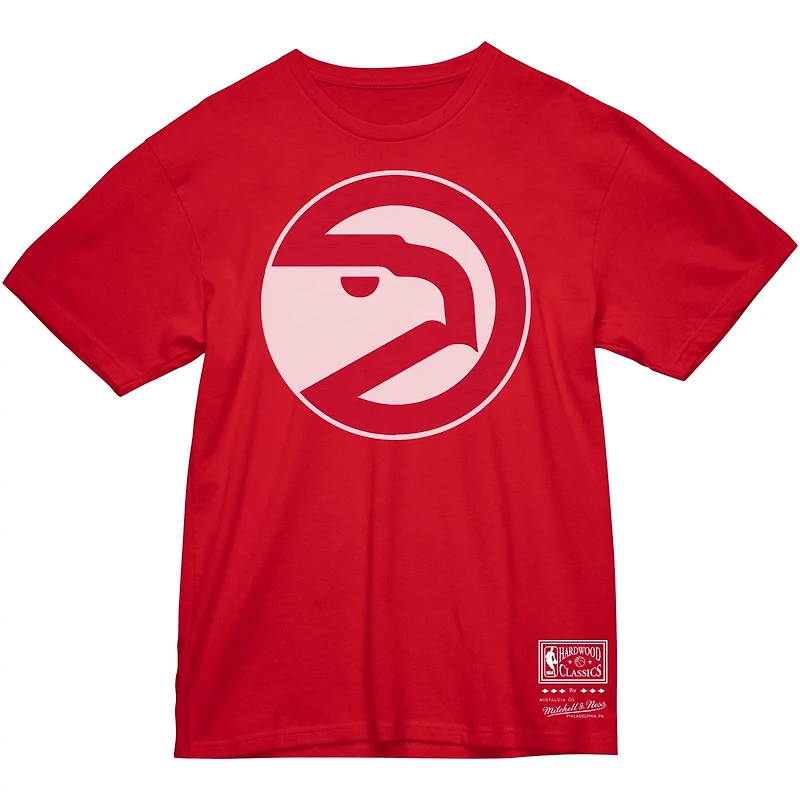 Unisex Mitchell  Ness Atlanta Hawks Hardwood Classics MVP Throwback Logo T-Shirt