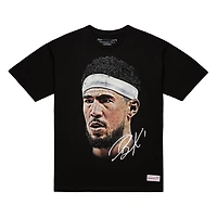 Unisex Mitchell  Ness Devin Booker NBA Real Big Face Player T-Shirt