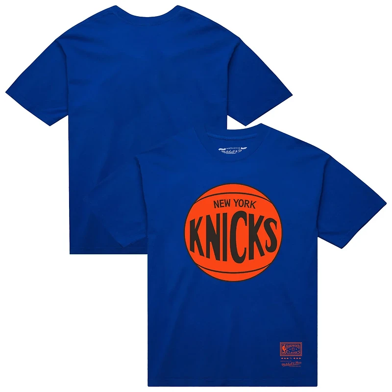 Unisex Mitchell Ness New York Knicks Hardwood Classics MVP Logo T-Shirt