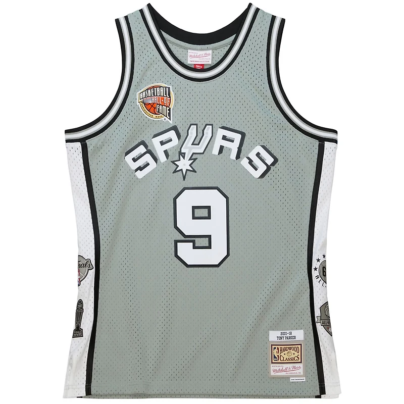Unisex Mitchell  Ness Tony Parker San Antonio Spurs Hall of Fame Class 2023 Throwback Swingman Jersey