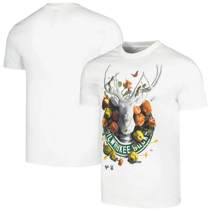 Unisex NBA x Kathy Ager Milwaukee Bucks Identify Artist Series T-Shirt