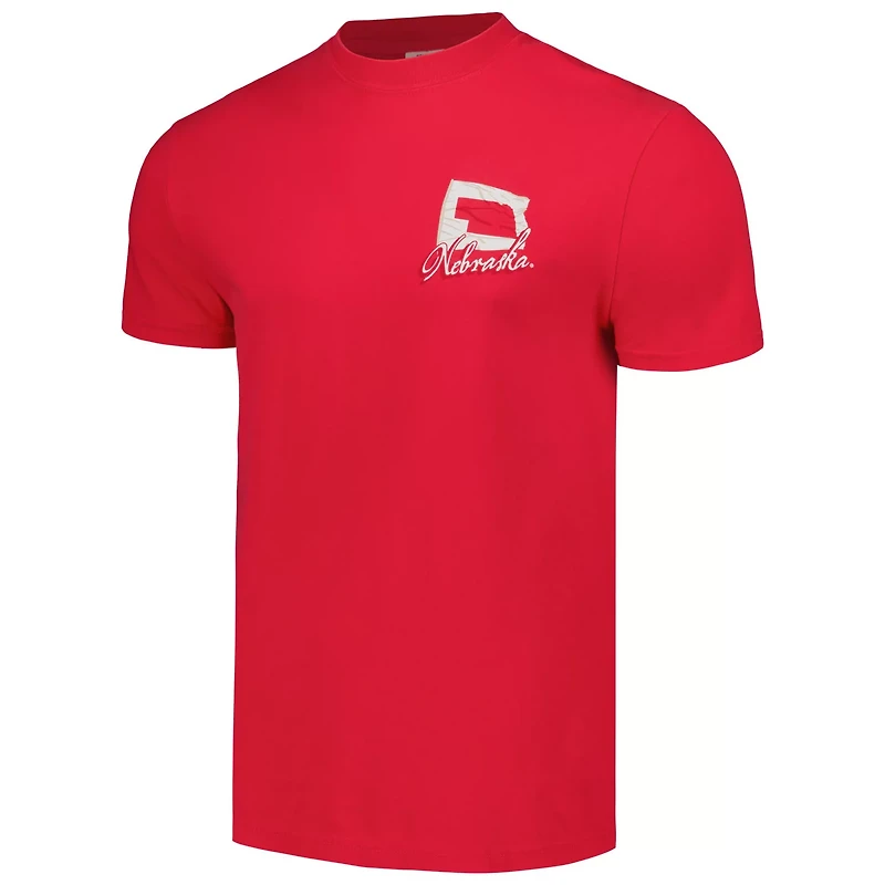 Unisex Nebraska Huskers Hyper Local Farming Flag Skyline T-Shirt