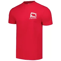 Unisex Nebraska Huskers Hyper Local Farming Flag Skyline T-Shirt