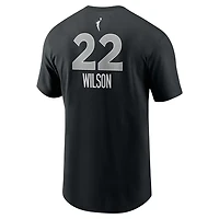 Unisex Nike A'ja Wilson Las Vegas Aces Explorer Edition Name  Number T-Shirt