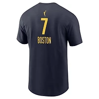 Unisex Nike Aliyah Boston Indiana Fever Explorer Edition Name  Number T-Shirt