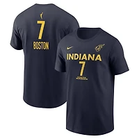 Unisex Nike Aliyah Boston Indiana Fever Explorer Edition Name  Number T-Shirt