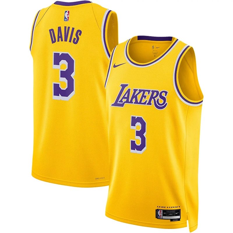 Unisex Nike Anthony Davis Los Angeles Lakers Swingman Jersey - Icon Edition