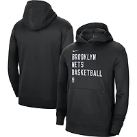 Unisex Nike Brooklyn Nets 2023/24 Performance Spotlight On-Court Practice Pullover Hoodie