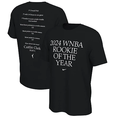Unisex Nike Caitlin Clark Indiana Fever 2024 WNBA Rookie of the Year T-Shirt