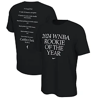 Unisex Nike Caitlin Clark Indiana Fever 2024 WNBA Rookie of the Year T-Shirt