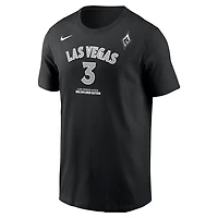 Unisex Nike Candace Parker Las Vegas Aces Explorer Edition Name  Number T-Shirt