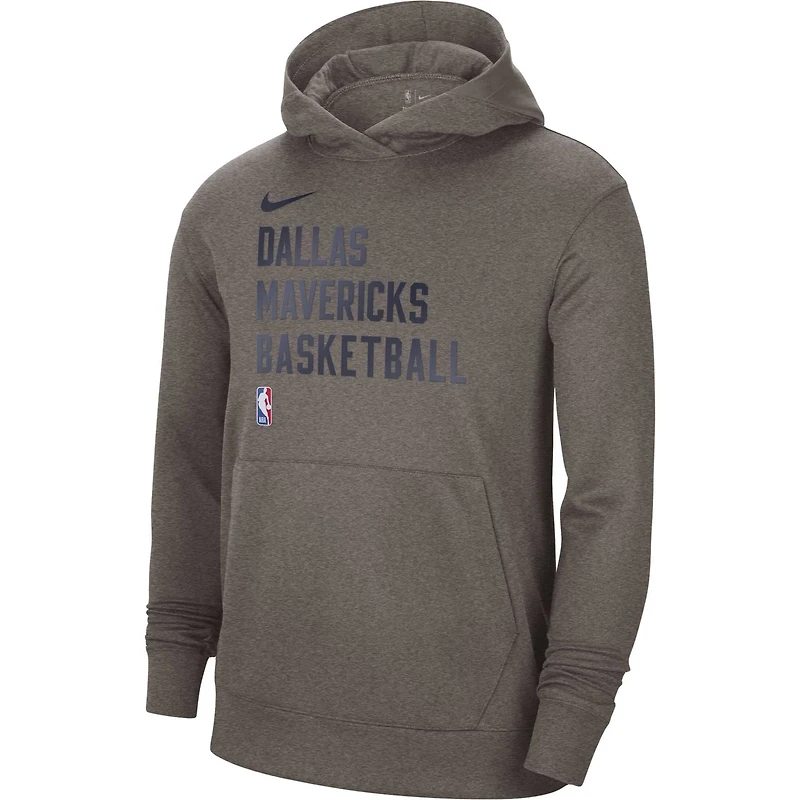 Unisex Nike Dallas Mavericks 2023/24 Performance Spotlight On-Court Practice Pullover Hoodie