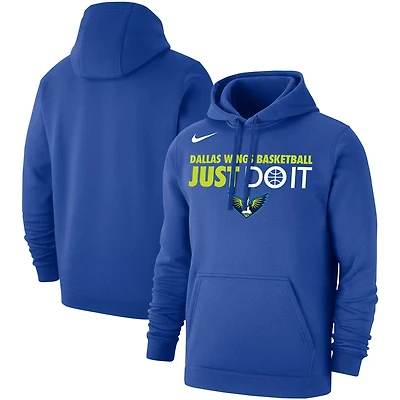 Unisex Nike Dallas Wings Just Do It Club Pullover Hoodie