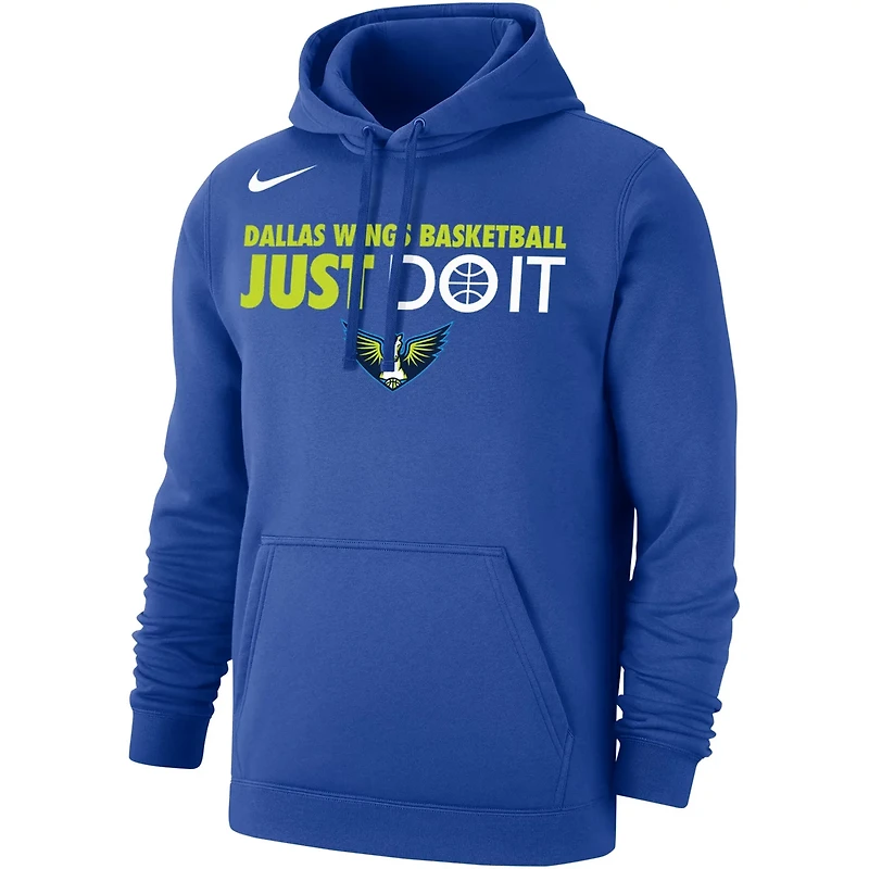 Unisex Nike Dallas Wings Just Do It Club Pullover Hoodie