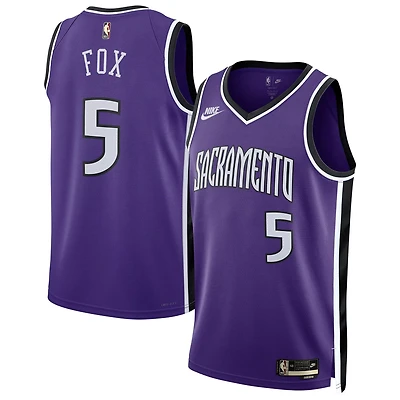 Unisex Nike De'Aaron Fox Sacramento Kings 2024 25 Swingman Jersey - Classic Edition