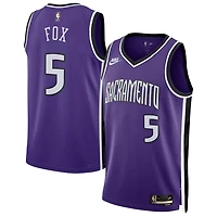 Unisex Nike De'Aaron Fox Sacramento Kings 2024 25 Swingman Jersey - Classic Edition
