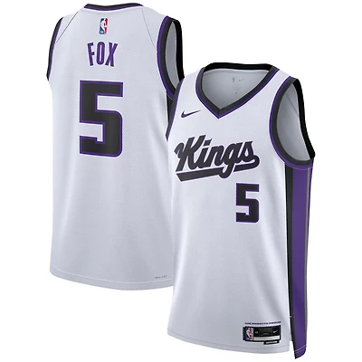 Unisex Nike De'Aaron Fox Sacramento Kings Swingman Jersey - Association Edition