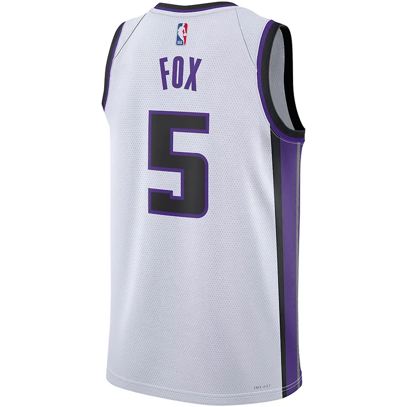 Unisex Nike De'Aaron Fox Sacramento Kings Swingman Jersey - Association Edition