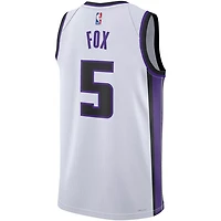 Unisex Nike De'Aaron Fox Sacramento Kings Swingman Jersey - Association Edition