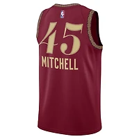 Unisex Nike Donovan Mitchell Wine Cleveland Cavaliers 2023/24 Swingman Jersey - City Edition