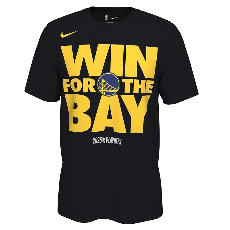 Unisex Nike Golden State Warriors 2025 NBA Playoffs On-Court Mantra T-Shirt
