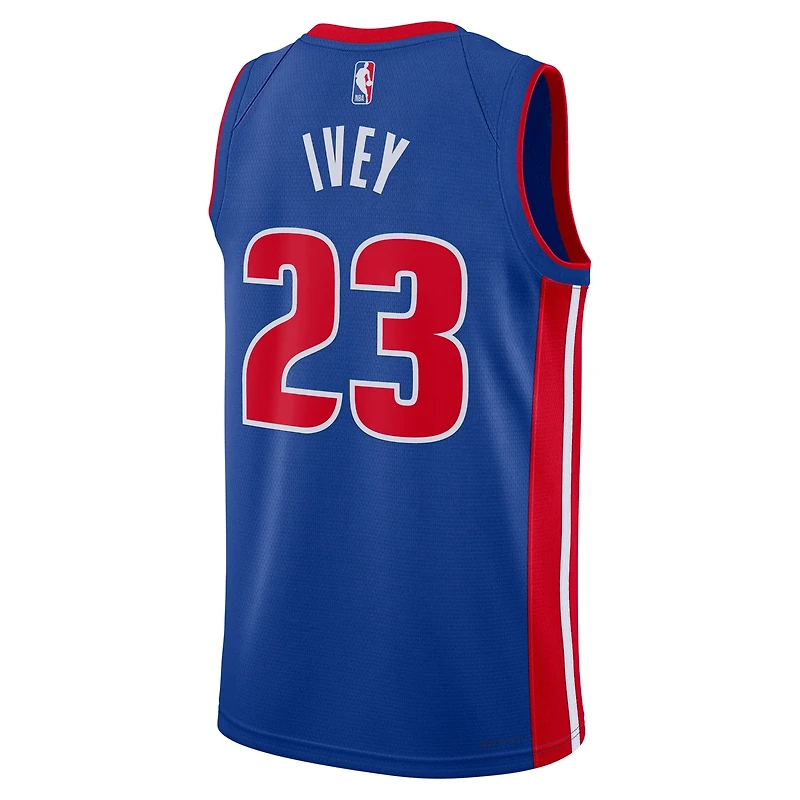 Unisex Nike Jaden Ivey Detroit Pistons 2022 NBA Draft First Round Pick Swingman Jersey - Icon Edition