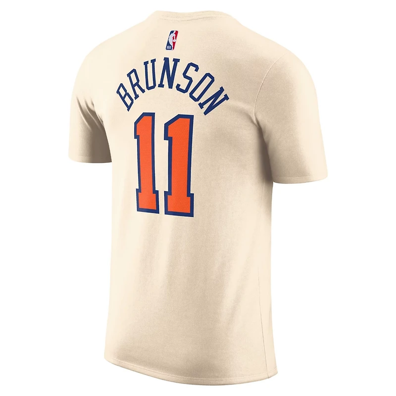 Unisex Nike Jalen Brunson New York Knicks 2025 26 City Edition Name  Number T-Shirt