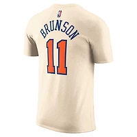 Unisex Nike Jalen Brunson New York Knicks 2025 26 City Edition Name  Number T-Shirt