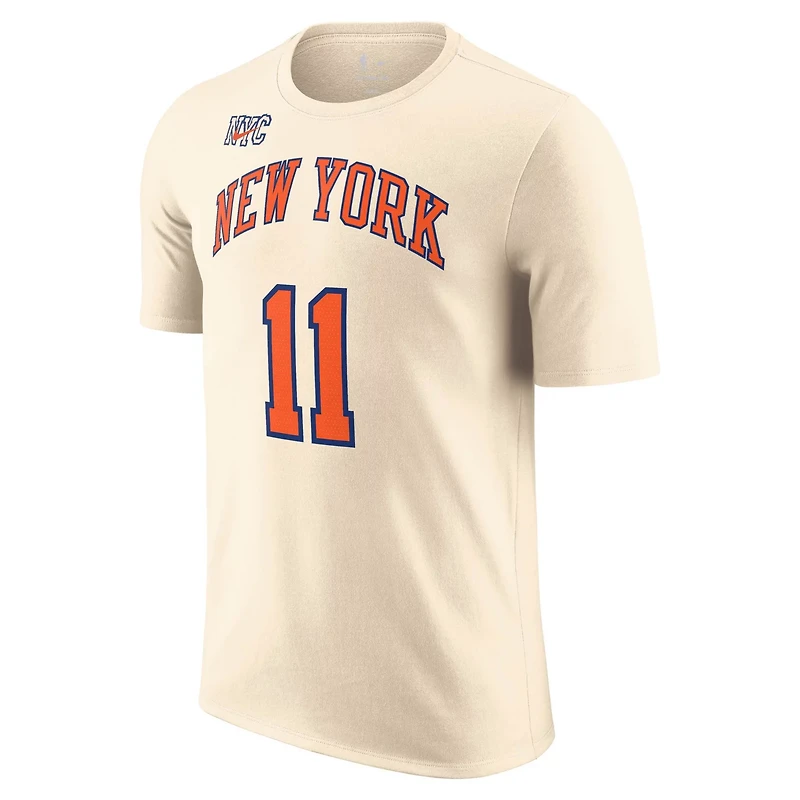 Unisex Nike Jalen Brunson New York Knicks 2025 26 City Edition Name  Number T-Shirt