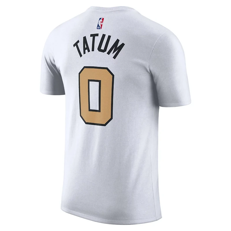 Unisex Nike Jayson Tatum Boston Celtics 2025 26 City Edition Name  Number T-Shirt