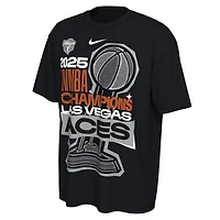 Unisex Nike Las Vegas Aces 2025 WNBA Finals Champions Locker Room Authentic T-Shirt