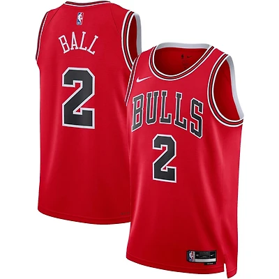 Unisex Nike Lonzo Ball Chicago Bulls Swingman Jersey - Icon Edition