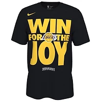 Unisex Nike Los Angeles Lakers 2025 NBA Playoffs On-Court Mantra T-Shirt
