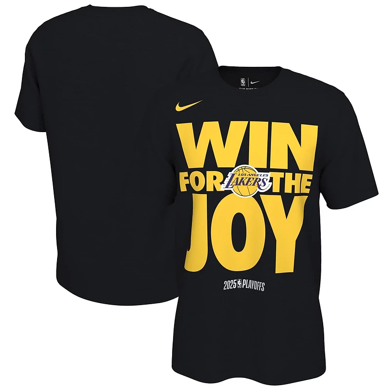 Unisex Nike Los Angeles Lakers 2025 NBA Playoffs On-Court Mantra T-Shirt