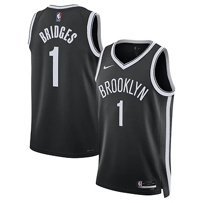 Unisex Nike Mikal Bridges Brooklyn Nets Swingman Jersey - Icon Edition