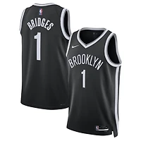 Unisex Nike Mikal Bridges Brooklyn Nets Swingman Jersey - Icon Edition