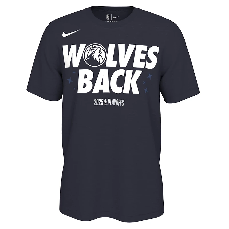 Unisex Nike Minnesota Timberwolves 2025 NBA Playoffs On-Court Mantra T-Shirt