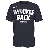 Unisex Nike Minnesota Timberwolves 2025 NBA Playoffs On-Court Mantra T-Shirt
