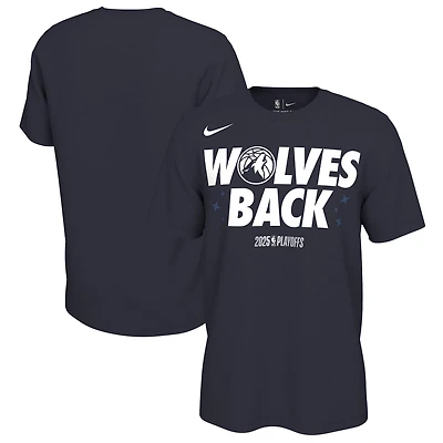 Unisex Nike Minnesota Timberwolves 2025 NBA Playoffs On-Court Mantra T-Shirt