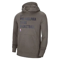Unisex Nike Philadelphia 76ers 2023/24 Performance Spotlight On-Court Practice Pullover Hoodie