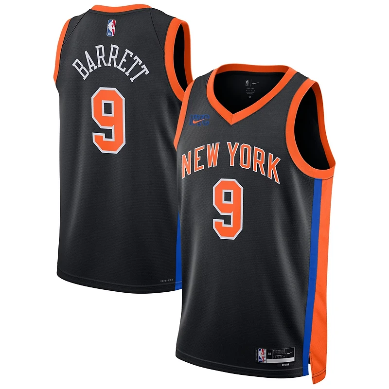 Unisex Nike RJ Barrett New York Knicks 2022/23 Swingman Jersey - City Edition