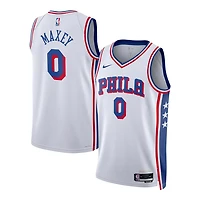 Unisex Nike Tyrese Maxey Philadelphia 76ers Swingman Jersey - Association Edition