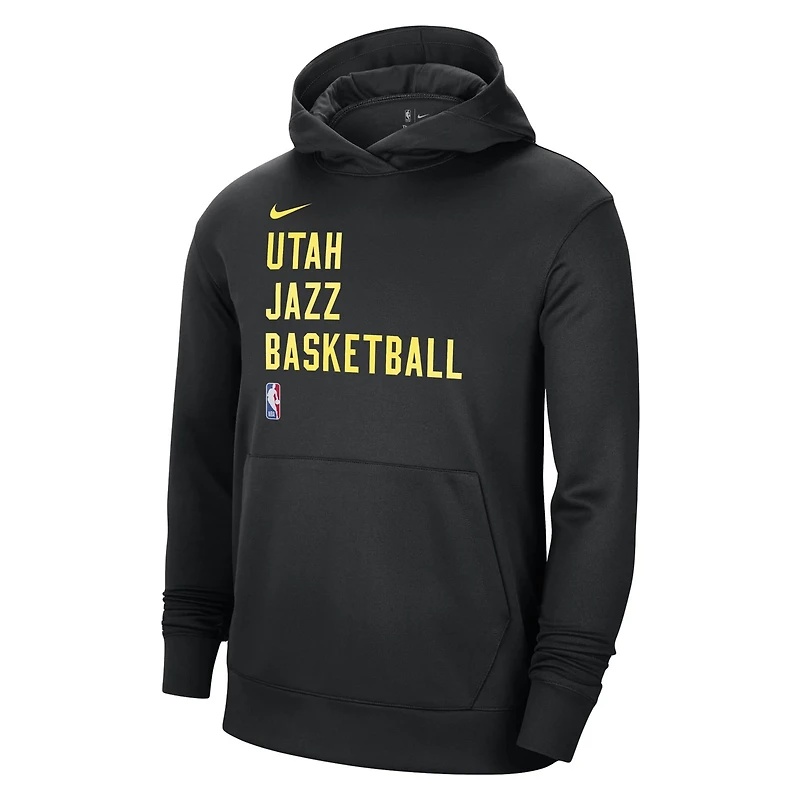Unisex Nike Utah Jazz 2023/24 Performance Spotlight On-Court Practice Pullover Hoodie