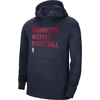 Unisex Nike Washington Wizards 2023/24 Performance Spotlight On-Court Practice Pullover Hoodie