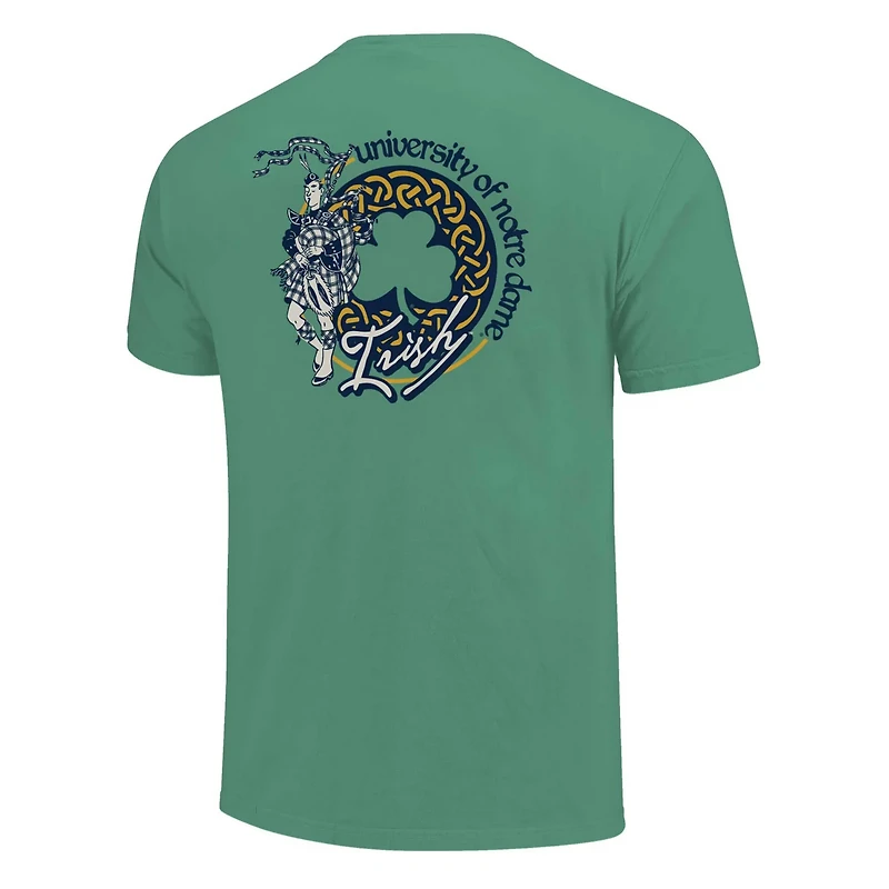 Unisex Notre Dame Fighting Irish Hyper Local Celtic Knot Bagpipes T-Shirt