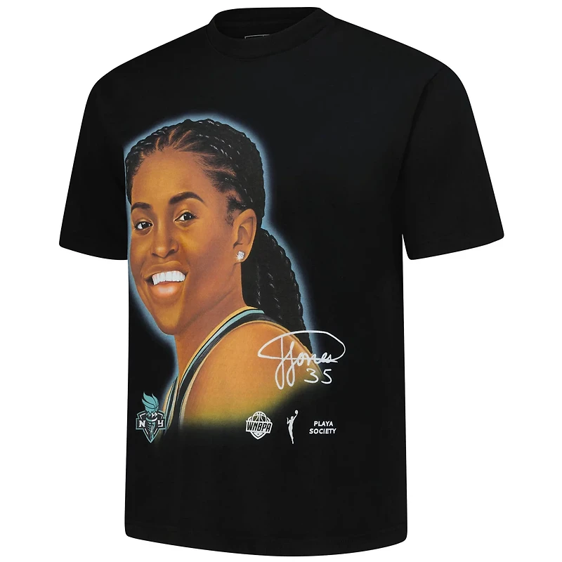 Unisex Playa Society Jonquel Jones New York Liberty Sketch T-Shirt