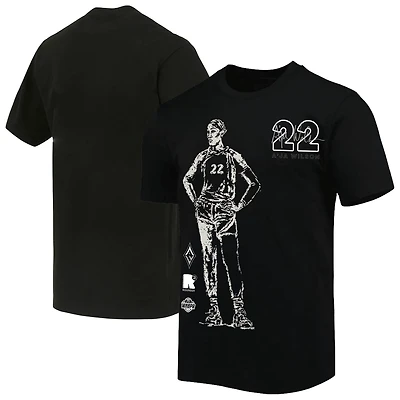 Unisex round21 A'ja Wilson Las Vegas Aces Player T-Shirt