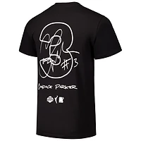 Unisex round21 Candace Parker Las Vegas Aces Player Signature Name  Number T-Shirt